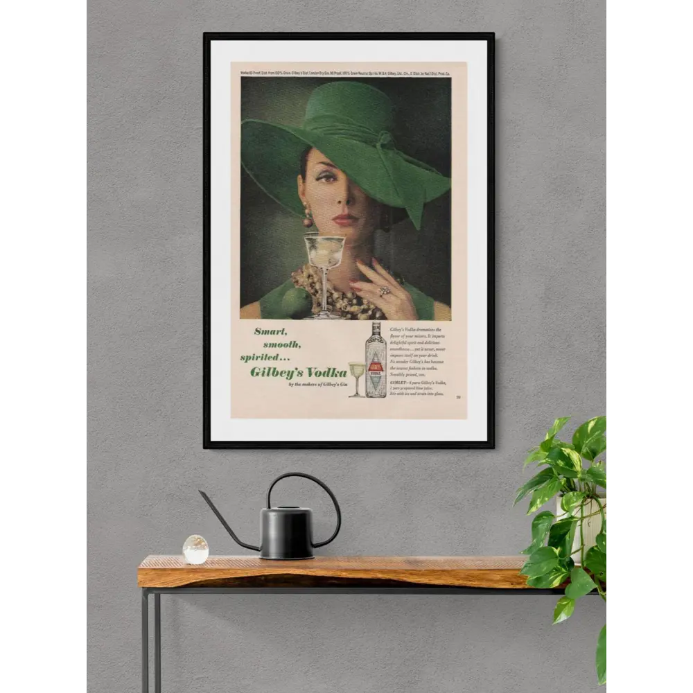 Фото 3 Постер на холсте Просто Постер Водка Gilbeys Vodka 60x90см без рамы