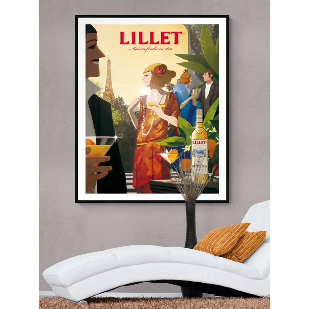 Фото 3 Постер на холсте Просто Постер Белое вино Lillet 90x120 без рамы Фото 3 Постер на холсте Просто Постер Белое вино Lillet 90x120 без рамы