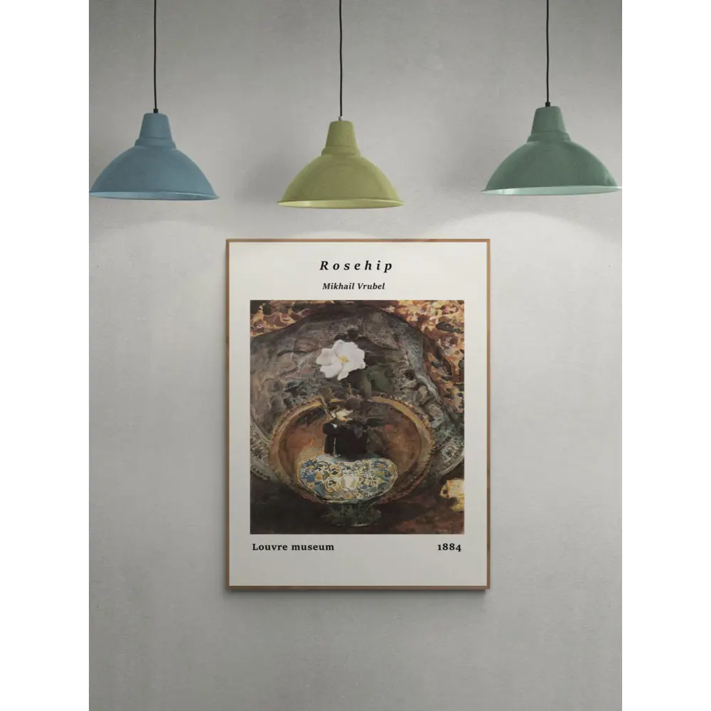 Фото 2 Постер на холсте Просто Постер Михаил Врубель Шиповник 40x50см без рамы Фото 2 Постер на холсте Просто Постер Михаил Врубель Шиповник 40x50см без рамы