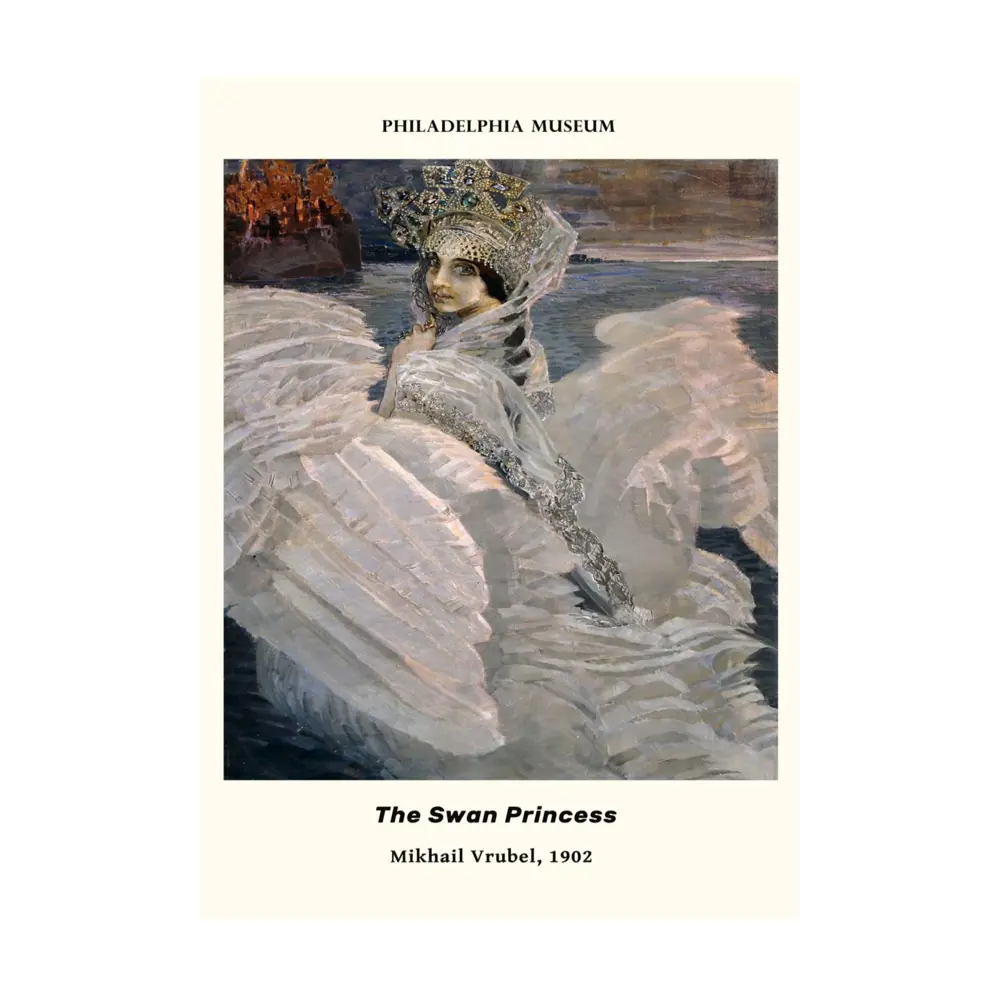 Фото Постер на холсте Просто Постер Михаил Врубель ЦаревнаЛебедь 40x50см без рамы