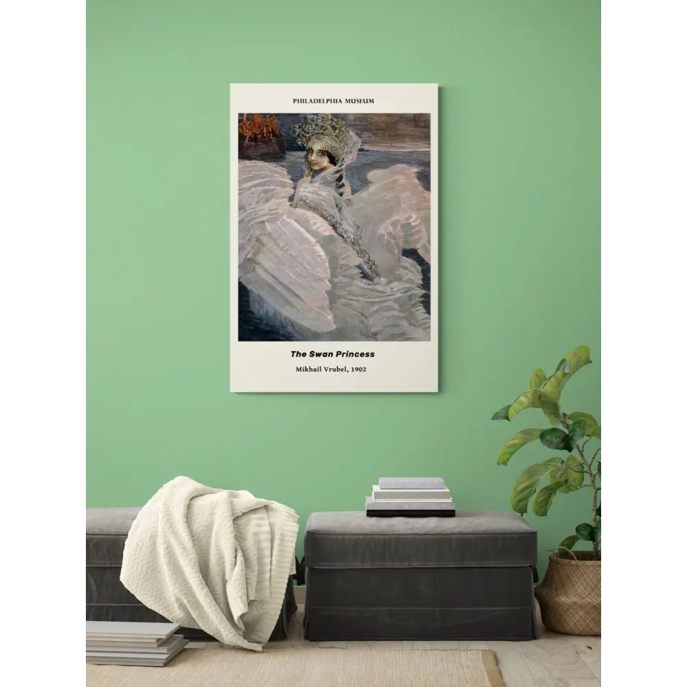 Фото 2 Постер на холсте Просто Постер Михаил Врубель ЦаревнаЛебедь 40x50см без рамы