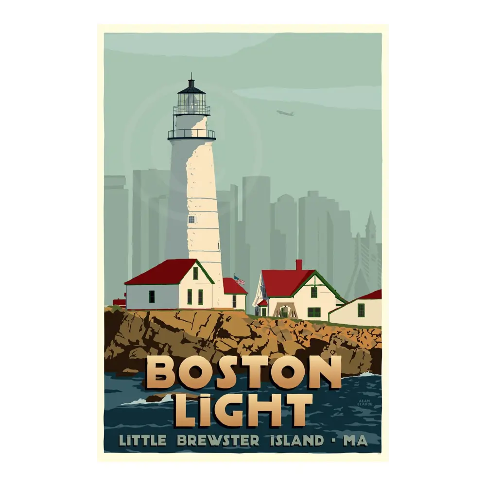 Фото Постер на холсте Просто Постер Маяки Маяк на острове Брюстер 40x50см без рамы Фото Постер на холсте Просто Постер Маяки Маяк на острове Брюстер 40x50см без рамы