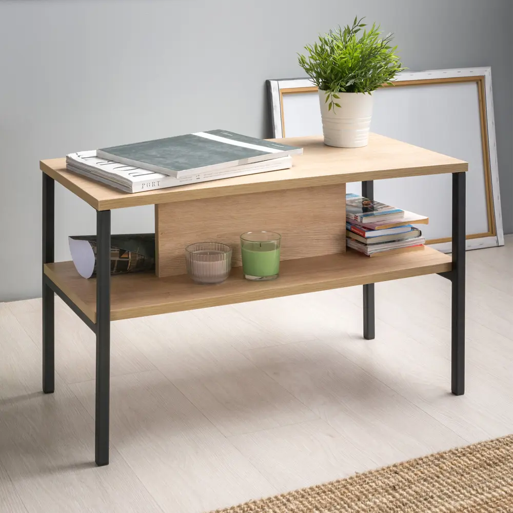 Фото 8 Стол журнальный Моби Лофт Квадро 74х35см (ШхГ) прямоугольный дуб сантьяго Фото 8 Стол журнальный Моби Лофт Квадро 74х35см (ШхГ) прямоугольный дуб сантьяго