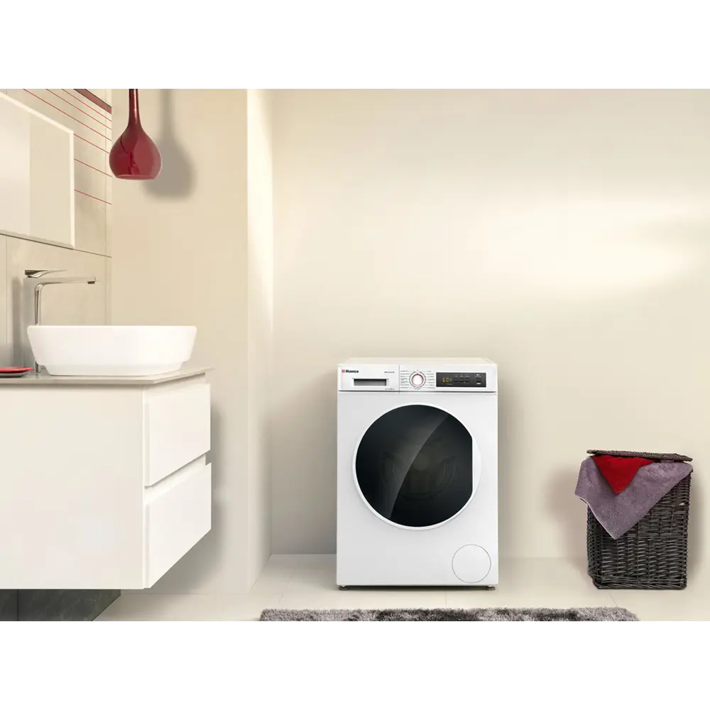 Фото 7 Стиральная машина Hansa Whv6121t0 59.6x84.5x41.6 см 6 кг цвет белый Фото 7 Стиральная машина Hansa Whv6121t0 59.6x84.5x41.6 см 6 кг цвет белый