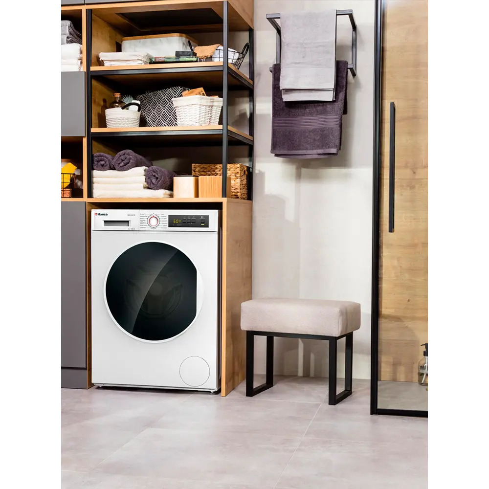 Фото 9 Стиральная машина Hansa Whv6121t0 59.6x84.5x41.6 см 6 кг цвет белый Фото 9 Стиральная машина Hansa Whv6121t0 59.6x84.5x41.6 см 6 кг цвет белый