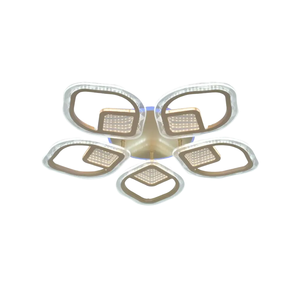 Фото Светильник настенно-потолочный светодиодный СЕЛЕНА M68793 26 м² нейтральный белый свет цвет хром