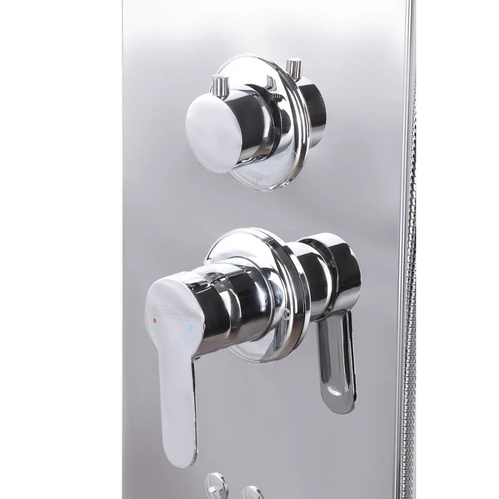 Фото 2 Душевая стойка Maxonor MN2510 5 режим цвет серый Фото 2 Душевая стойка Maxonor MN2510 5 режим цвет серый