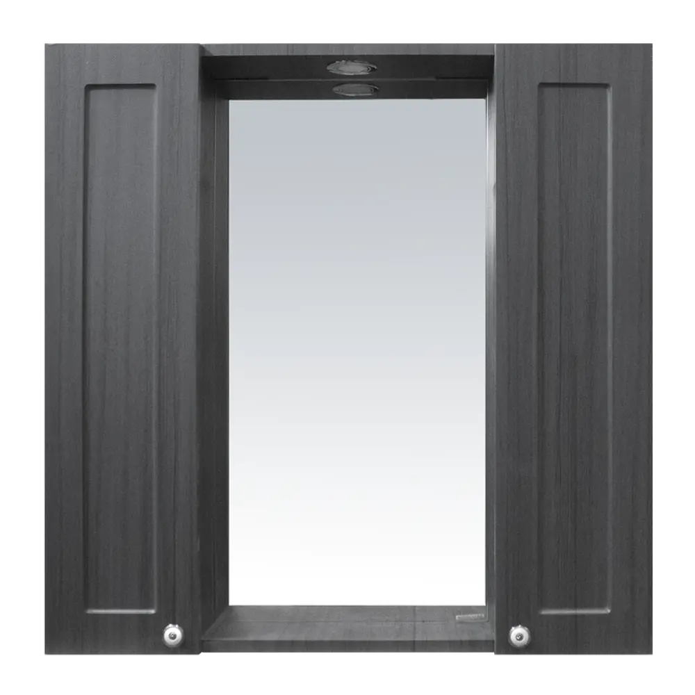 Фото 3 Зеркальный шкаф Sanita Luxe Classic CLSSLMR800124W1 80x80см графит