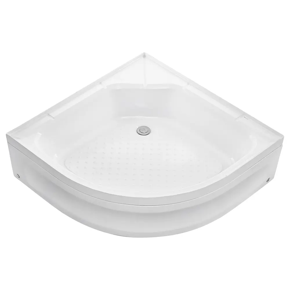 Фото 5 Душевой поддон Wemor BH10000001450 1/4 круга abs-пластик 100x100см, ножки в комплекте Фото 5 Душевой поддон Wemor BH10000001450 1/4 круга abs-пластик 100x100см, ножки в комплекте