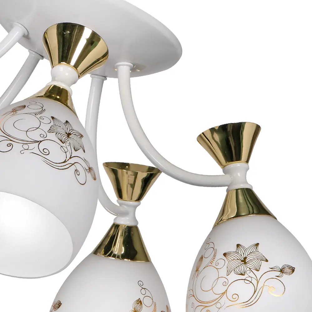 Фото 3 Люстра потолочная Вспышка Света KL1053/5 KL1053 5 ламп 15 м² цвет белый Фото 3 Люстра потолочная Вспышка Света KL1053/5 KL1053 5 ламп 15 м² цвет белый