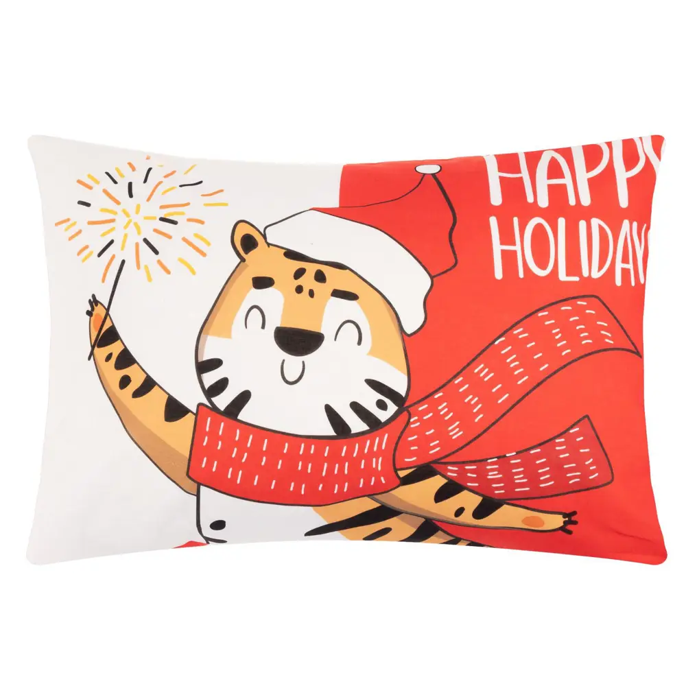 Фото 2 Комплект наволочек Этель Happy Holidays бязь 70х50см белый 2шт