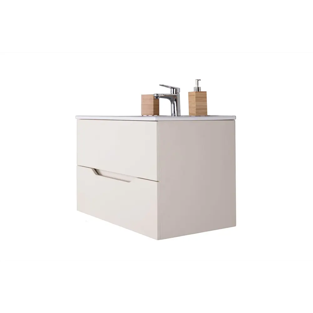 Фото 4 Тумба с раковиной подвесная Orange Line Li-60Tua+Ra МДФ