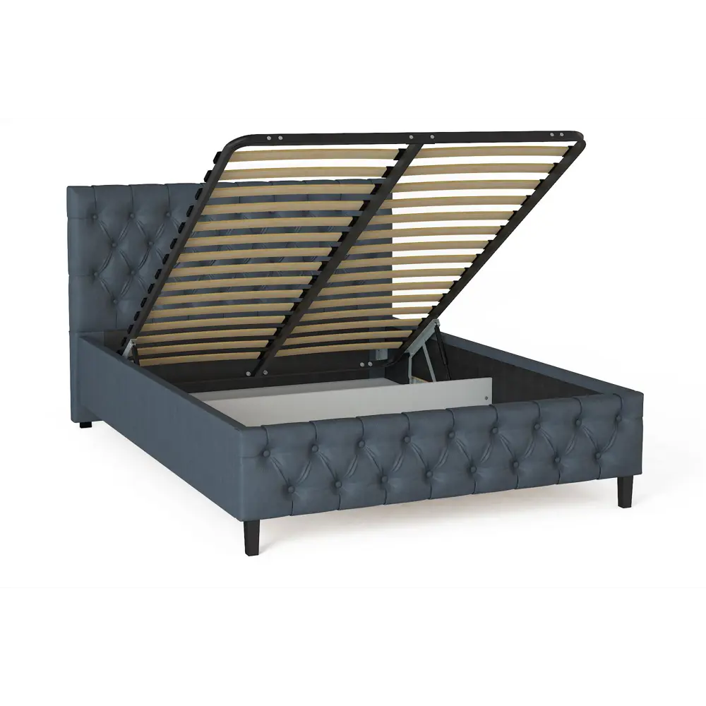 Фото 2 Кровать Смк Джови 730 151.5x104x214 см цвет серый Фото 2 Кровать Смк Джови 730 151.5x104x214 см цвет серый