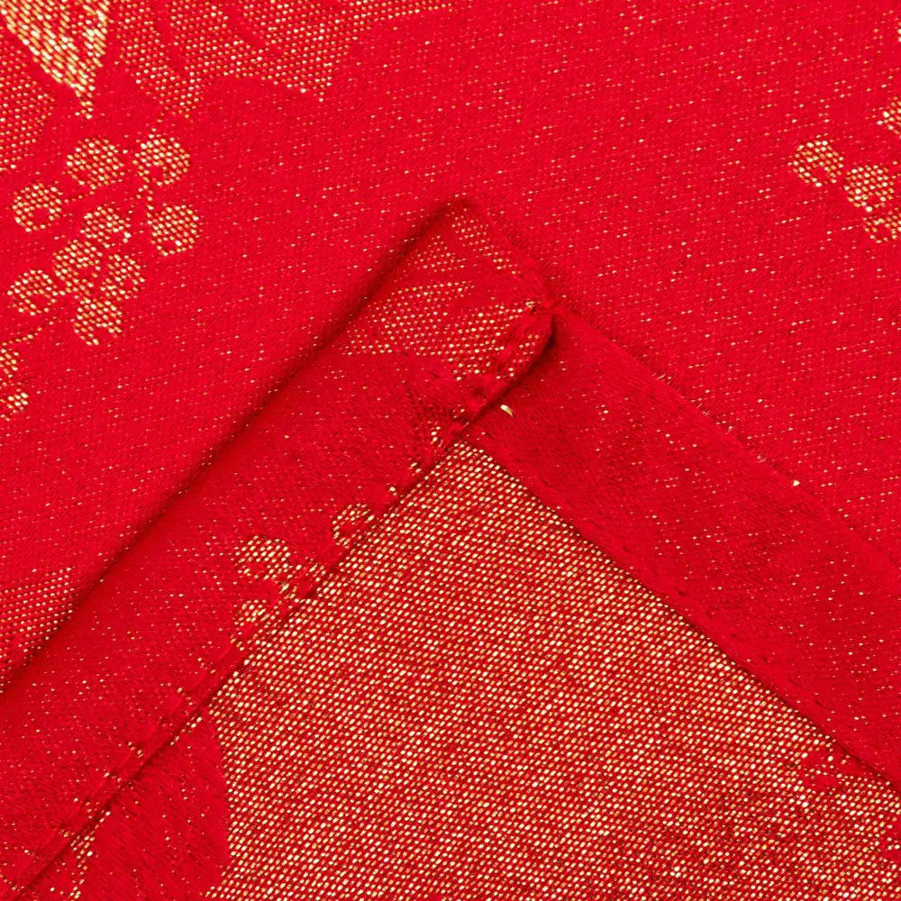 Фото 4 Скатерть Этель Пуансеттия 180x142см прямоугольная красная Фото 4 Скатерть Этель Пуансеттия 180x142см прямоугольная красная