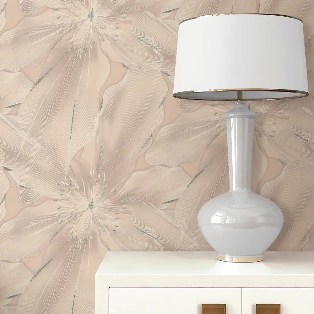 Фото 3 Обои флизелиновые Euro Decor Glossy бежевые 1.06 м ED7171-01 Фото 3 Обои флизелиновые Euro Decor Glossy бежевые 1.06 м ED7171-01