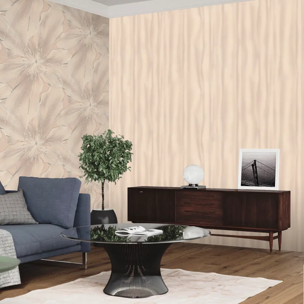 Фото 4 Обои флизелиновые Euro Decor Glossy бежевые 1.06 м ED7171-01 Фото 4 Обои флизелиновые Euro Decor Glossy бежевые 1.06 м ED7171-01