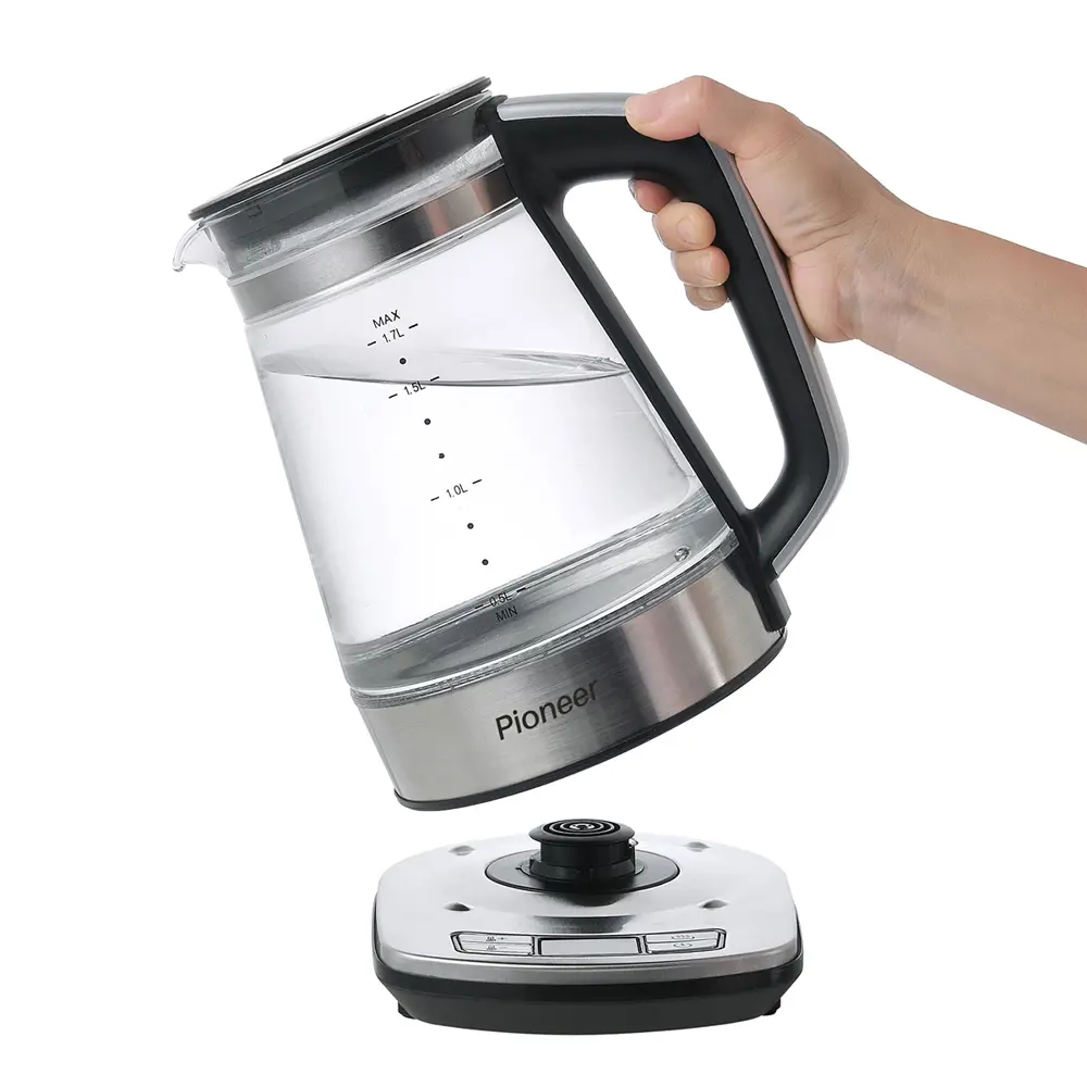 Фото Чайник Pioneer KE816G 1.7 л пластик цвет прозрачный