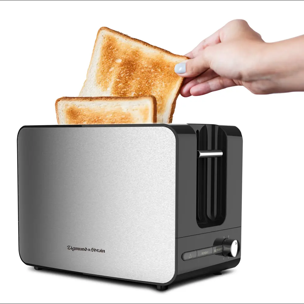 Фото 8 Тостер Zigmund & Shtain Kuchen-Meister St-87 цвет сталь Фото 8 Тостер Zigmund & Shtain Kuchen-Meister St-87 цвет сталь