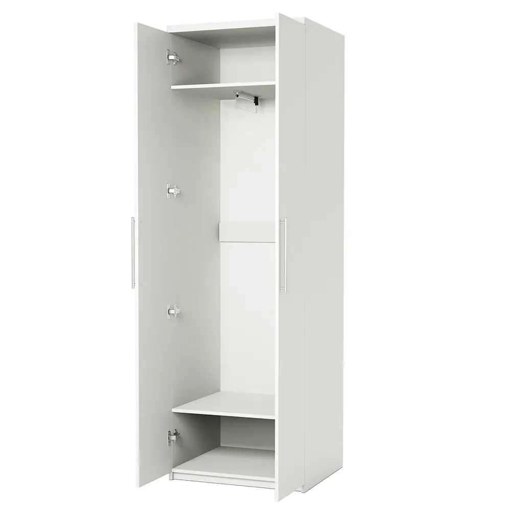 Фото 3 Шкаф распашной Шарм-дизайн Комфорт МШ-21 60x220x45 см ЛДСП цвет белый Фото 3 Шкаф распашной Шарм-дизайн Комфорт МШ-21 60x220x45 см ЛДСП цвет белый