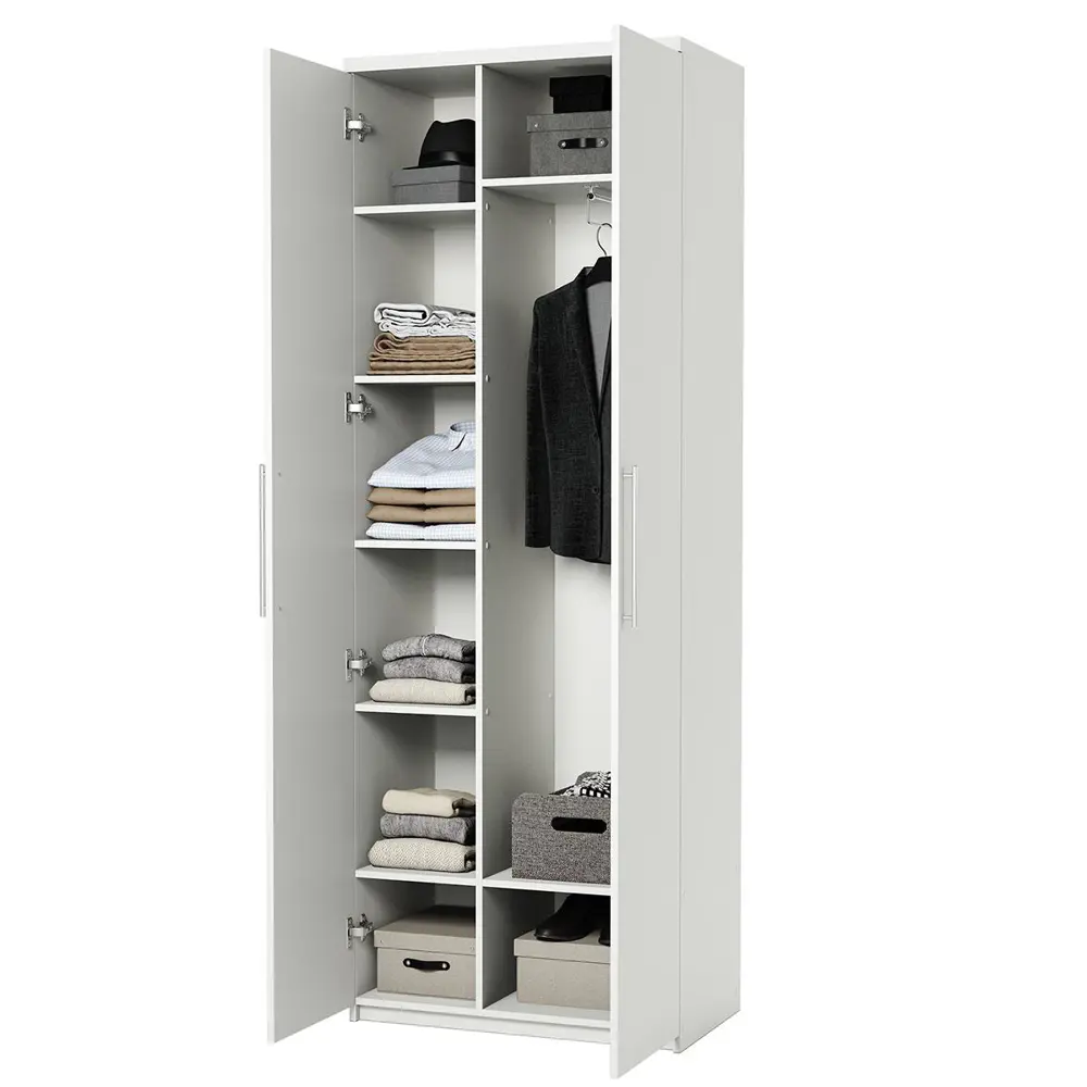 Фото 2 Шкаф распашной Шарм-дизайн Комфорт МК-22 90x220x45 см ЛДСП цвет белый Фото 2 Шкаф распашной Шарм-дизайн Комфорт МК-22 90x220x45 см ЛДСП цвет белый