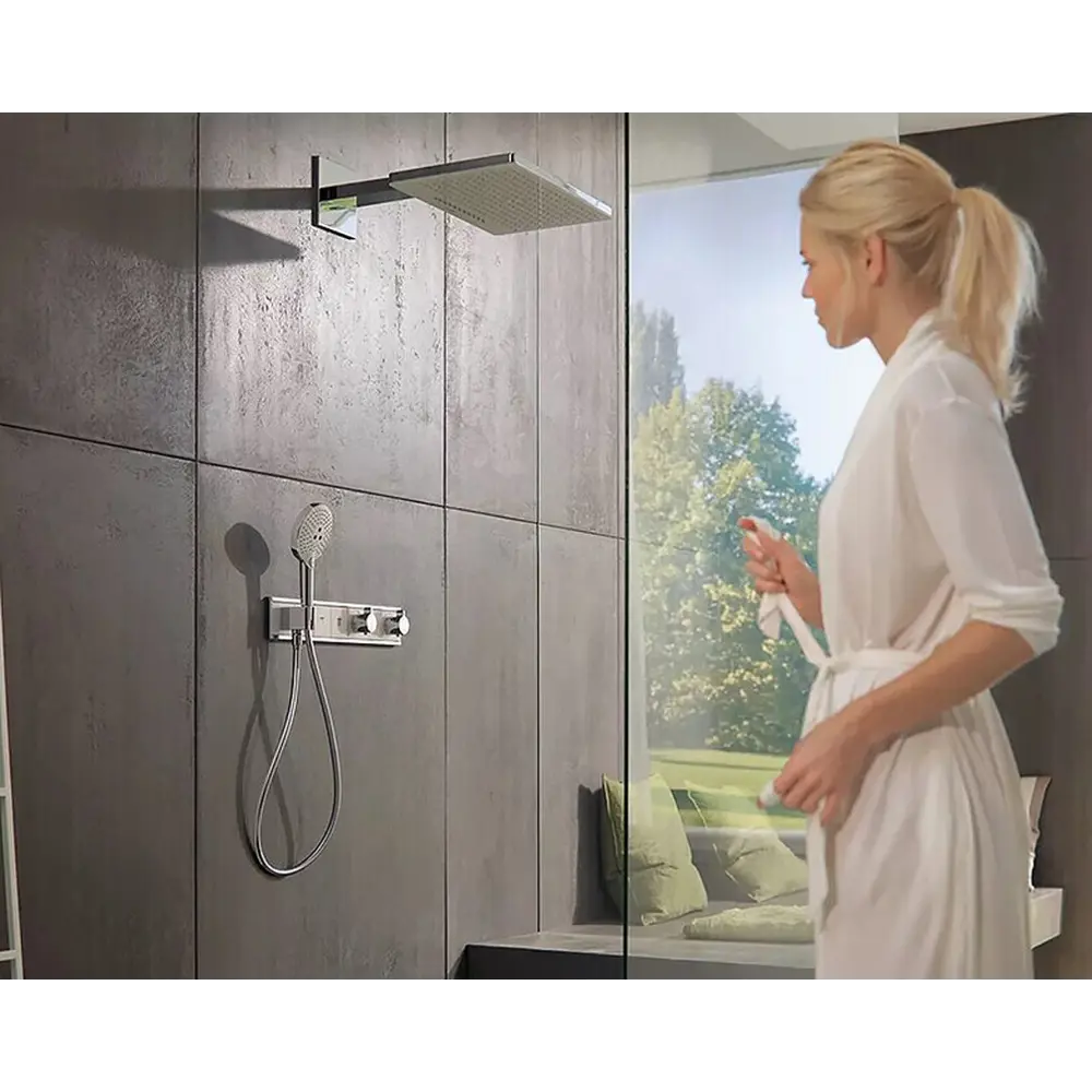 Фото 2 Смеситель для ванны Hansgrohe RainSelect 15355400 термостатический цвет хром Фото 2 Смеситель для ванны Hansgrohe RainSelect 15355400 термостатический цвет хром