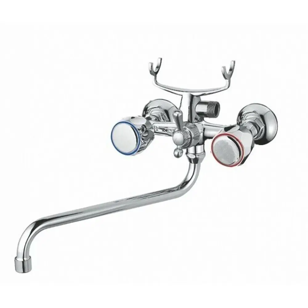 Фото Смеситель для ванны Viko V-2405 универсальный двухвентильный цвет хром Фото Смеситель для ванны Viko V-2405 универсальный двухвентильный цвет хром