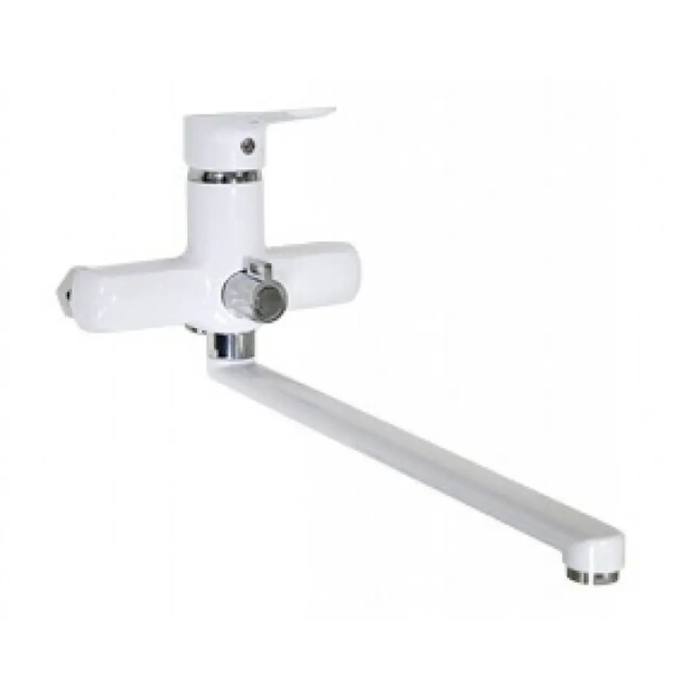 Фото Смеситель для ванны Viko V-4145 универсальный однорычажный цвет белый Фото Смеситель для ванны Viko V-4145 универсальный однорычажный цвет белый