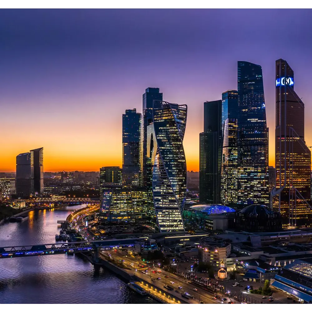 Фото 2 Фотообои флизелиновые Primavera Москва Сити 380x270 см Фото 2 Фотообои флизелиновые Primavera Москва Сити 380x270 см