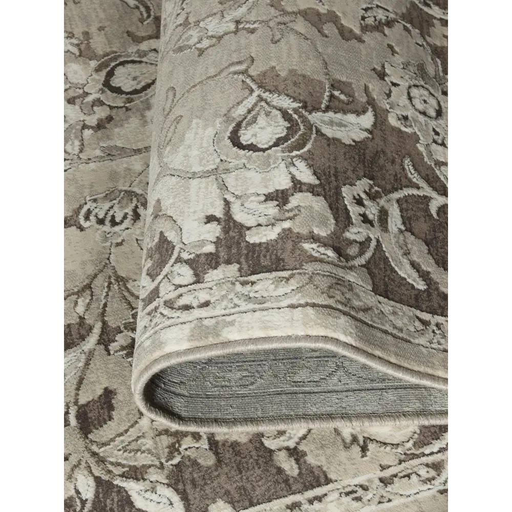 Фото 4 Ковер полиэстер Fresco 69002/6555 135х195 см цвет серый Фото 4 Ковер полиэстер Fresco 69002/6555 135х195 см цвет серый