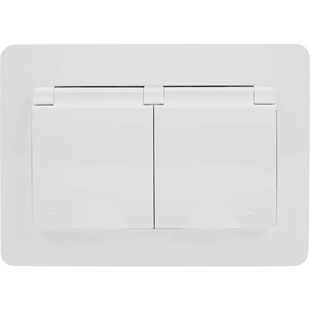 Фото Розетка двойная встраиваемая Systeme Electric Blanca с крышкой 16 А IP44 цвет белый Фото Розетка двойная встраиваемая Systeme Electric Blanca с крышкой 16 А IP44 цвет белый