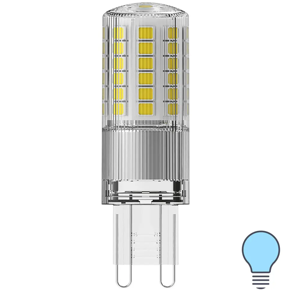 Фото Лампа светодиодная Osram капсульная G9 4.8 Вт/840 600 Лм Фото Лампа светодиодная Osram капсульная G9 4.8 Вт/840 600 Лм