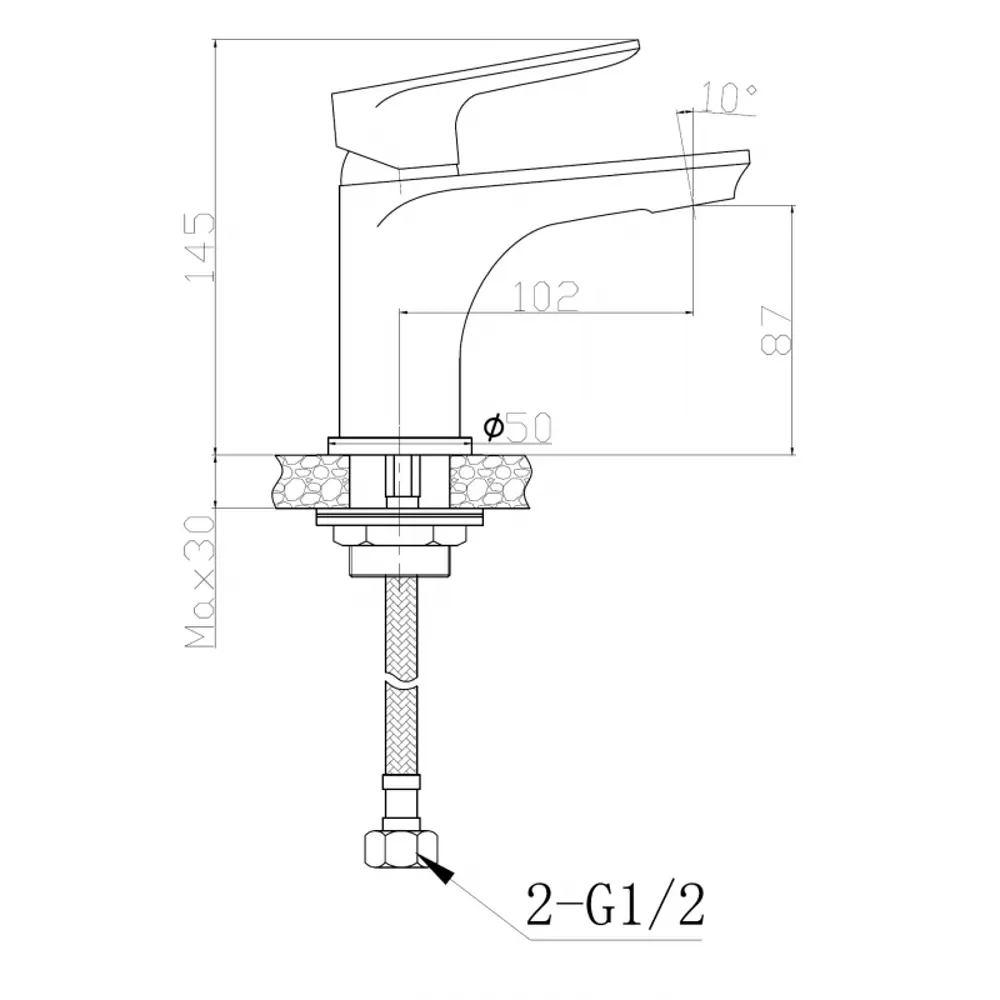 Фото 2 Смеситель для раковины Weltwasser BH10000001995 однорычажный цвет хром Фото 2 Смеситель для раковины Weltwasser BH10000001995 однорычажный цвет хром