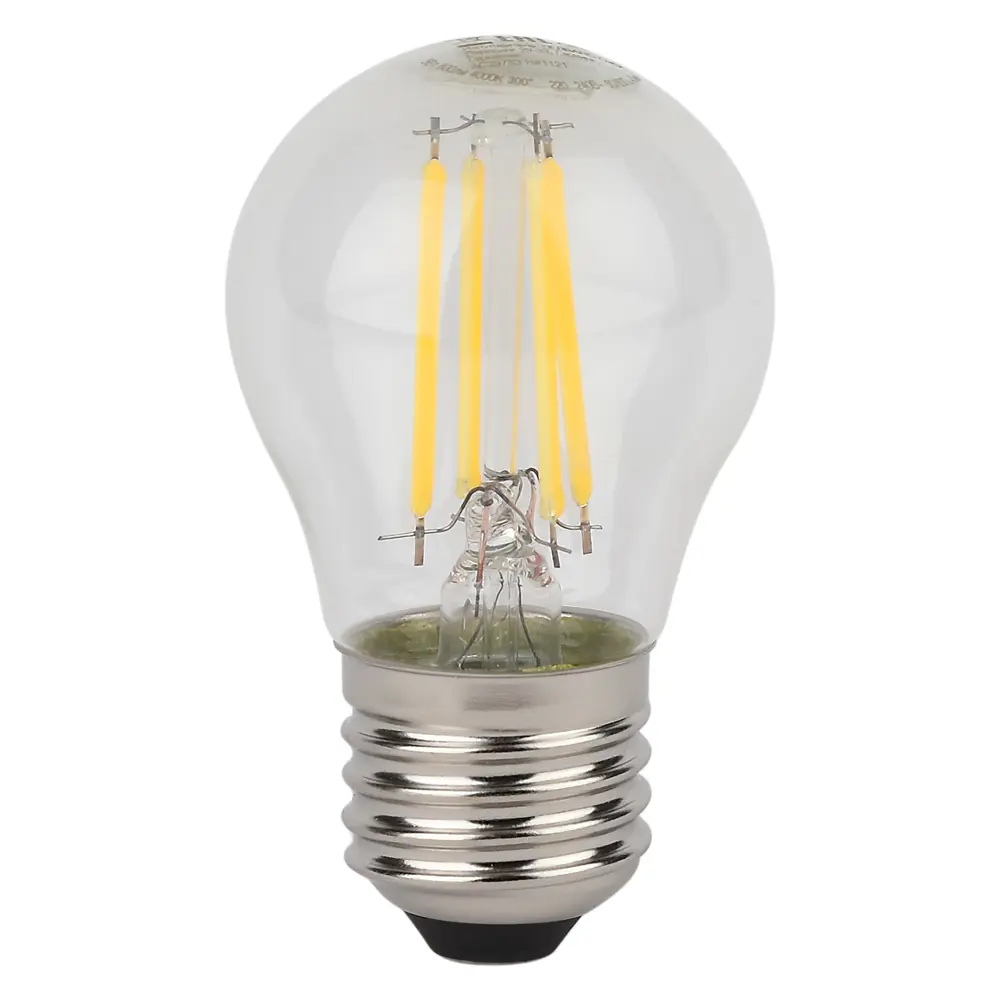 Фото 2 Набор ламп Osram Filament 4058075684676 E27 220-240 В 5 Вт шар малый 600 Лм желтый свет 10 шт Фото 2 Набор ламп Osram Filament 4058075684676 E27 220-240 В 5 Вт шар малый 600 Лм желтый свет 10 шт