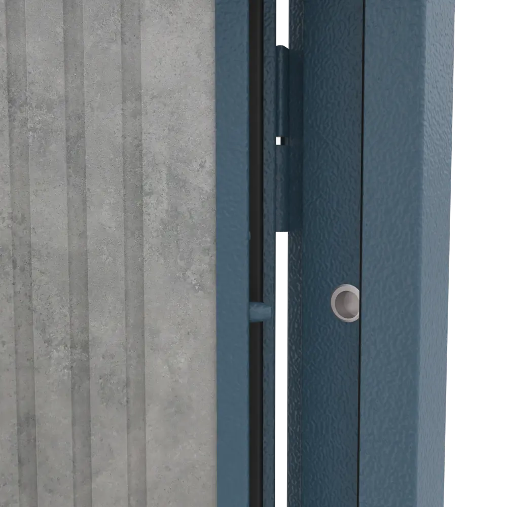 Фото 4 Дверь входная металлическая Home-S2 205x97 см. левая бетон Фото 4 Дверь входная металлическая Home-S2 205x97 см. левая бетон
