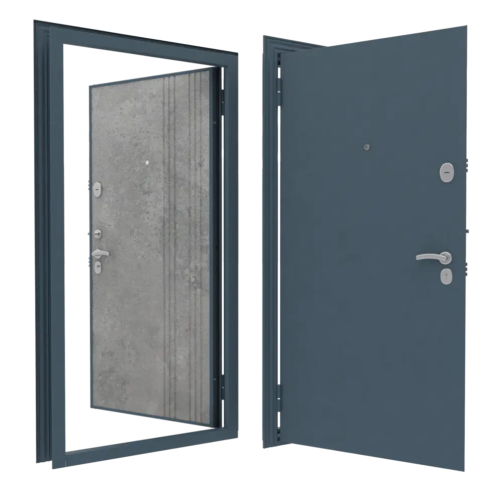 Фото 8 Дверь входная металлическая Home-S2 205x97 см. левая бетон Фото 8 Дверь входная металлическая Home-S2 205x97 см. левая бетон