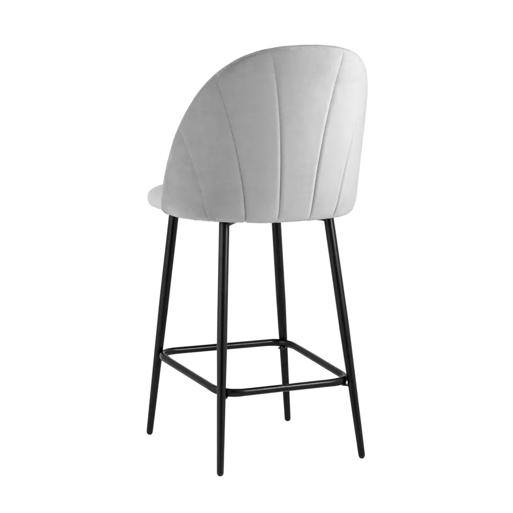 Фото 4 Барный стул Stool Group Логан 49x100x54 цвет светло-серый 2 шт Фото 4 Барный стул Stool Group Логан 49x100x54 цвет светло-серый 2 шт