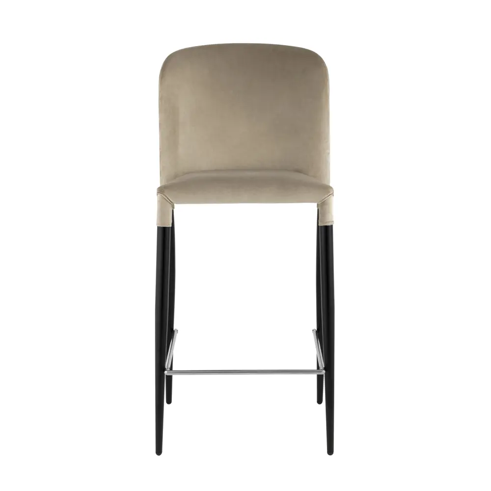 Фото 4 Комплект барных стульев 2 шт Лори 44x99x55 цвет бежевый