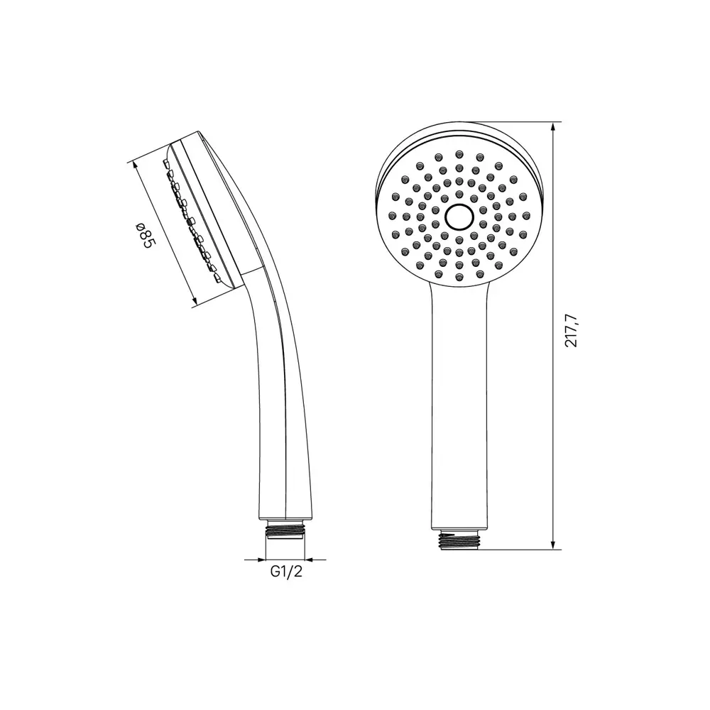 Фото 5 Лейка для душа Iddis Optima Home 1F 1 режим цвет хром Фото 5 Лейка для душа Iddis Optima Home 1F 1 режим цвет хром