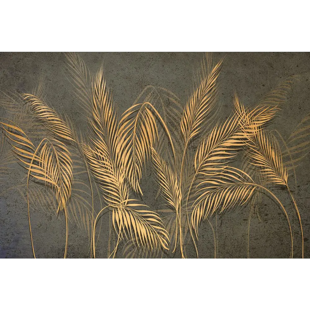 Фото 2 Фотообои Primavera "Золотые пальмовые листья" винил на флизелине 300x270 см PV-1208-P3 Фото 2 Фотообои Primavera "Золотые пальмовые листья" винил на флизелине 300x270 см PV-1208-P3