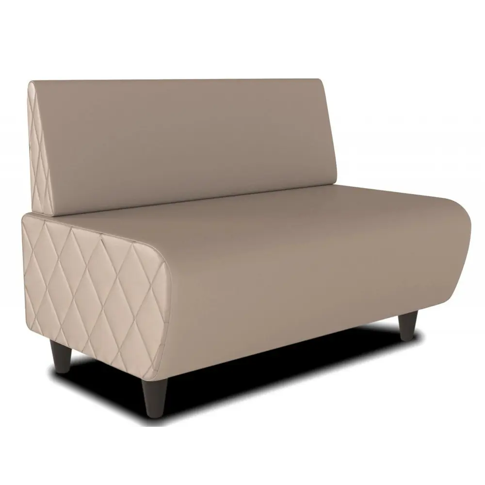 Фото Диван S-mebel Родео 100x75x69 см экокожа цвет бежевый Фото Диван S-mebel Родео 100x75x69 см экокожа цвет бежевый