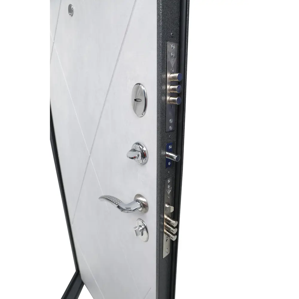 Фото 2 Дверь входная металлическая Диагональ 205x86 см. правая бетон Фото 2 Дверь входная металлическая Диагональ 205x86 см. правая бетон