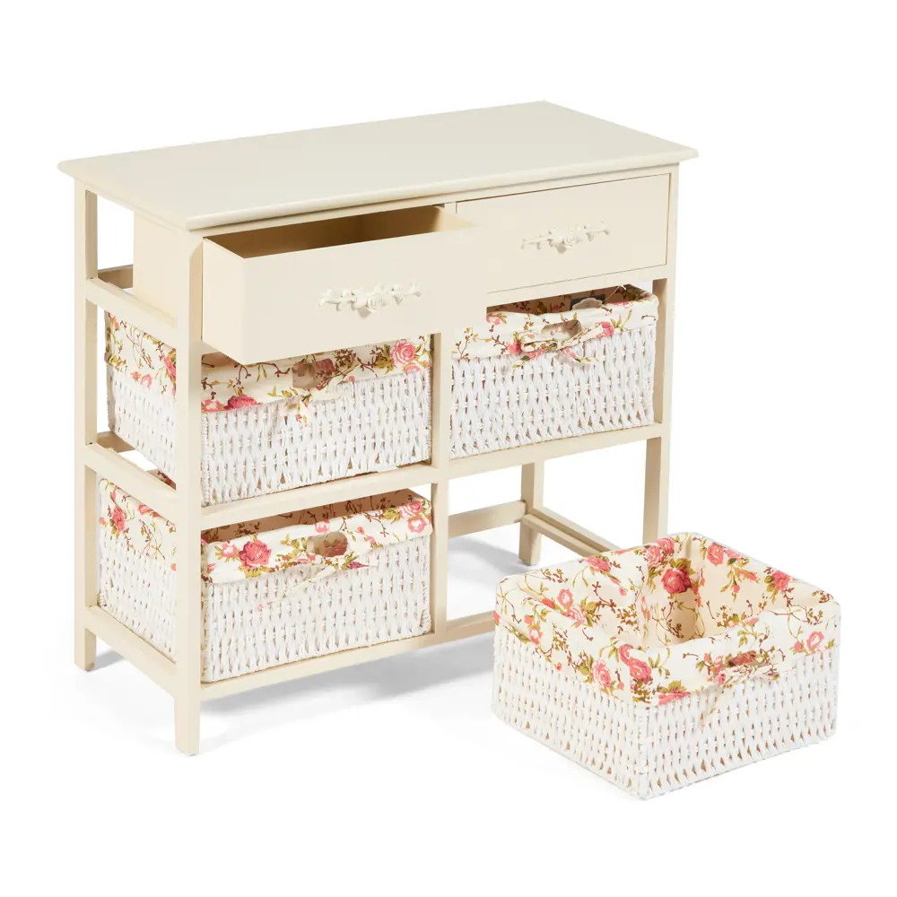 Фото 2 Комод Tetchair 6 ящиков 70x32x65 см дерево цвет слоновая кость Фото 2 Комод Tetchair 6 ящиков 70x32x65 см дерево цвет слоновая кость