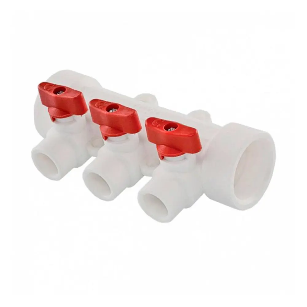 Фото Коллектор Tebo Ø40x Ø20x3 выхода универсальный