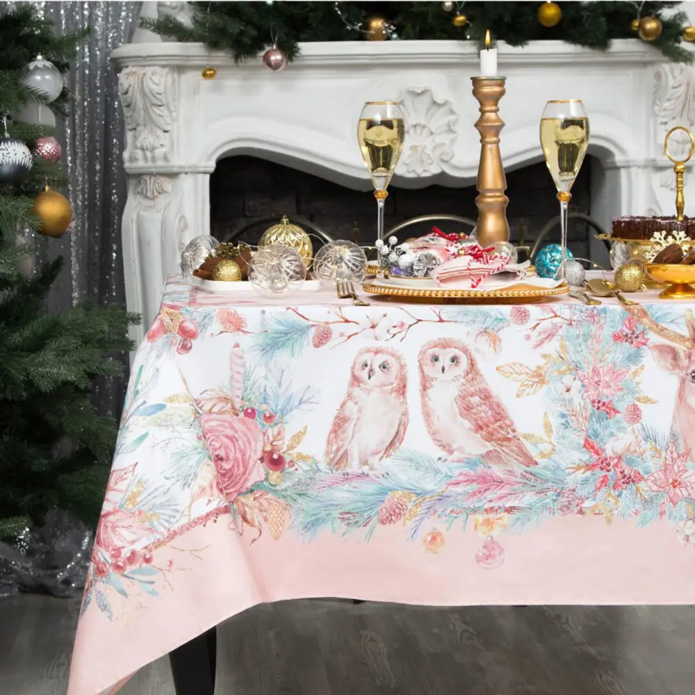 Фото Скатерть Этель Pink magic 220x150см прямоугольная цвет розовый Фото Скатерть Этель Pink magic 220x150см прямоугольная цвет розовый