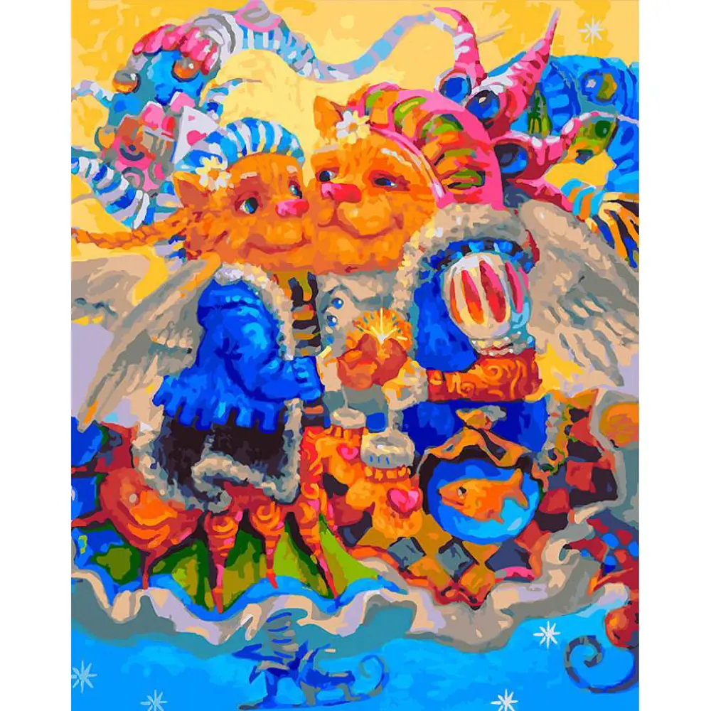 Фото Картина по номерам Белоснежка холст 40x50 см Фигуристы Фото Картина по номерам Белоснежка холст 40x50 см Фигуристы