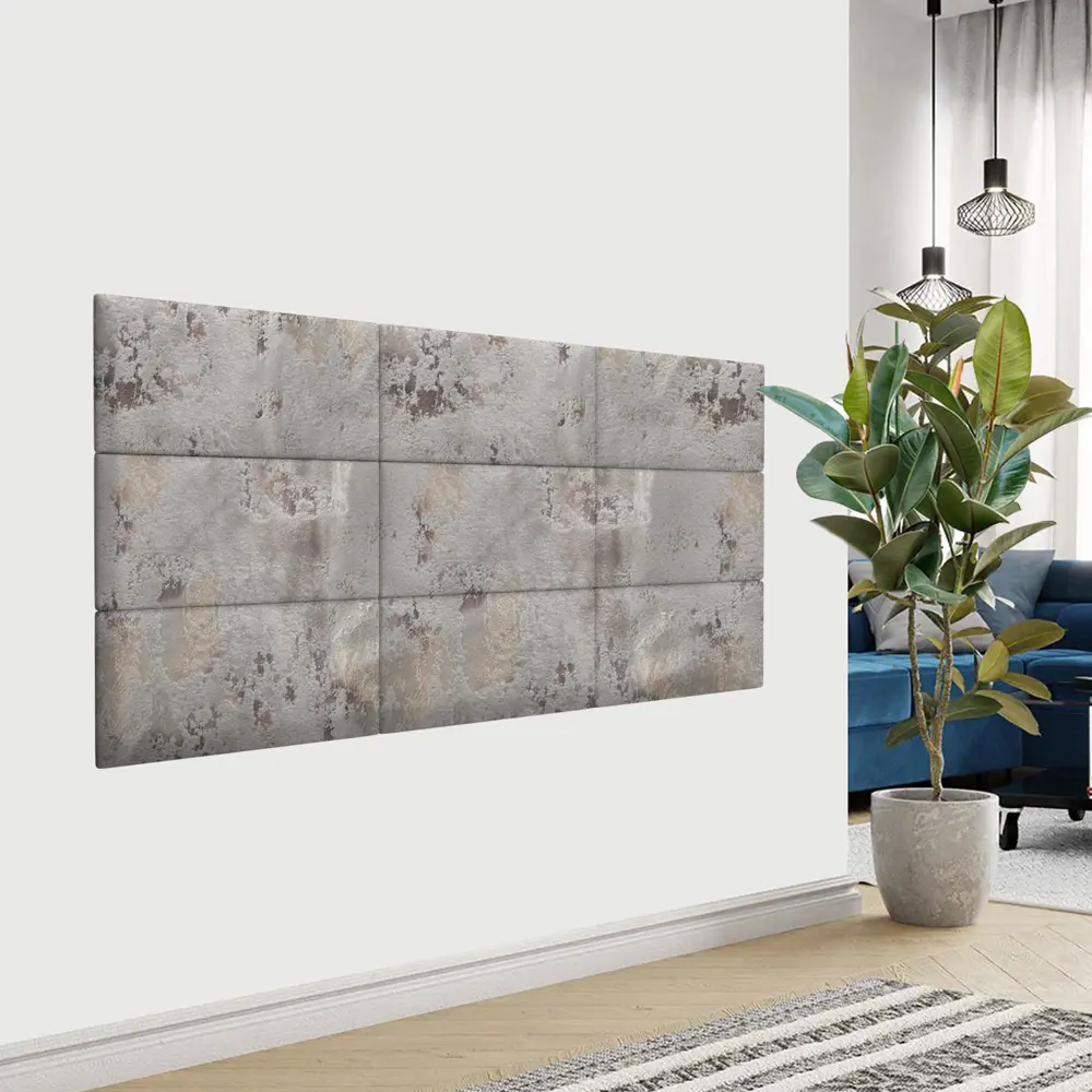 Фото 3 Комплект мягких панелей Tartilla прямоугольник шелк цвет коричневый 600х300х35мм 4шт Фото 3 Комплект мягких панелей Tartilla прямоугольник шелк цвет коричневый 600х300х35мм 4шт