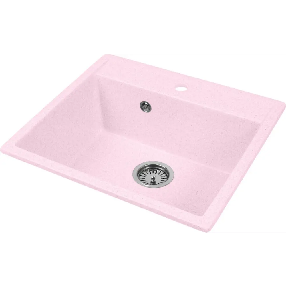 Фото Мойка под столешницу Aquagranitex M-56 61x55x25 см мрамор цвет розовый Фото Мойка под столешницу Aquagranitex M-56 61x55x25 см мрамор цвет розовый