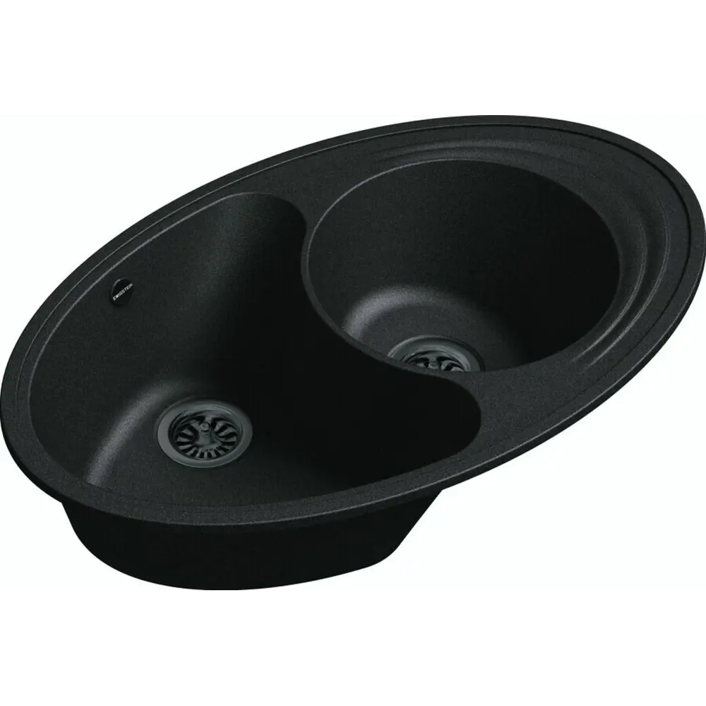 Фото Кухонная мойка Ewigstein Elegant w90kf 87x57x24 см гранит цвет черный Фото Кухонная мойка Ewigstein Elegant w90kf 87x57x24 см гранит цвет черный
