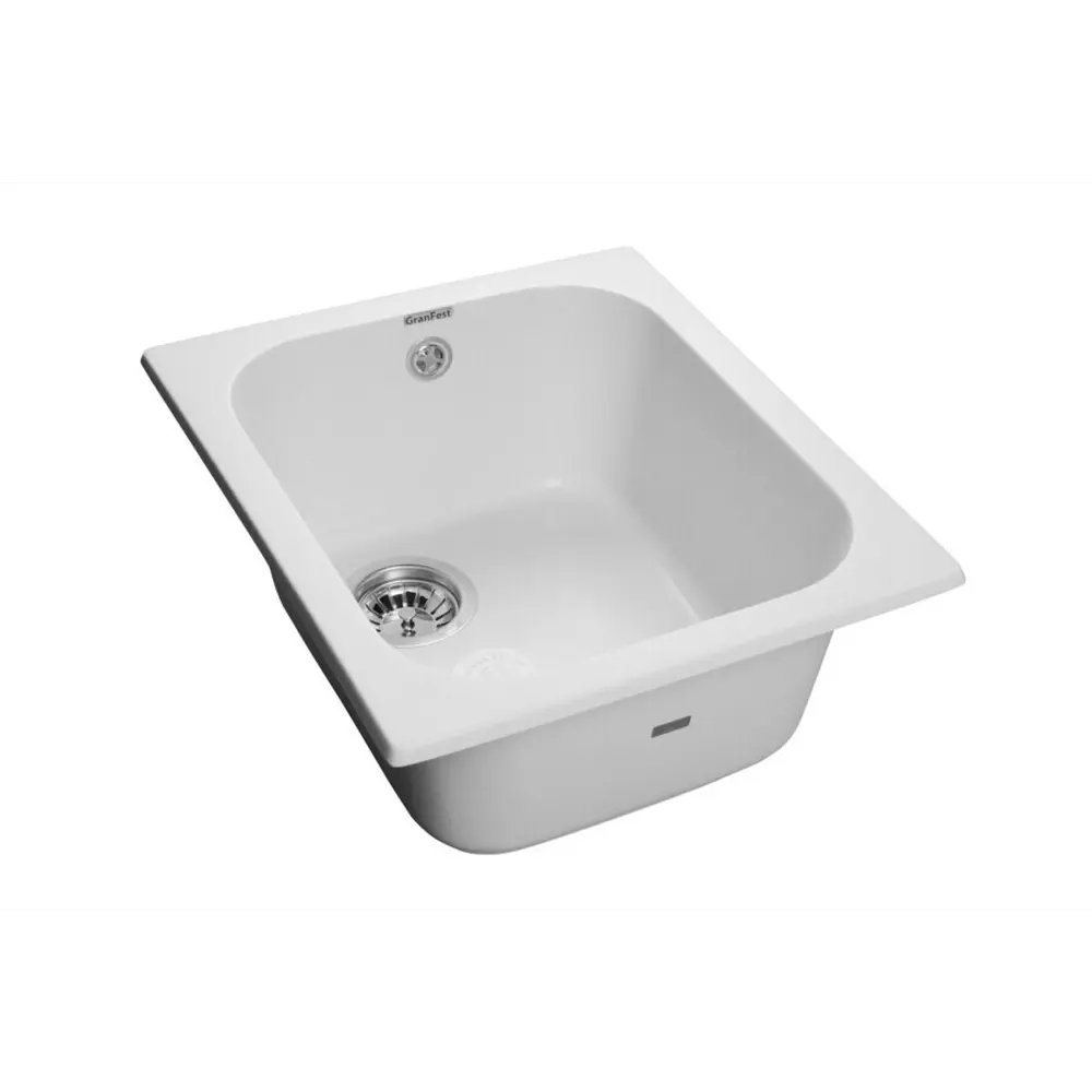 Фото Мойка под столешницу Granfest S-430 56x56x28 см мрамор цвет терракот