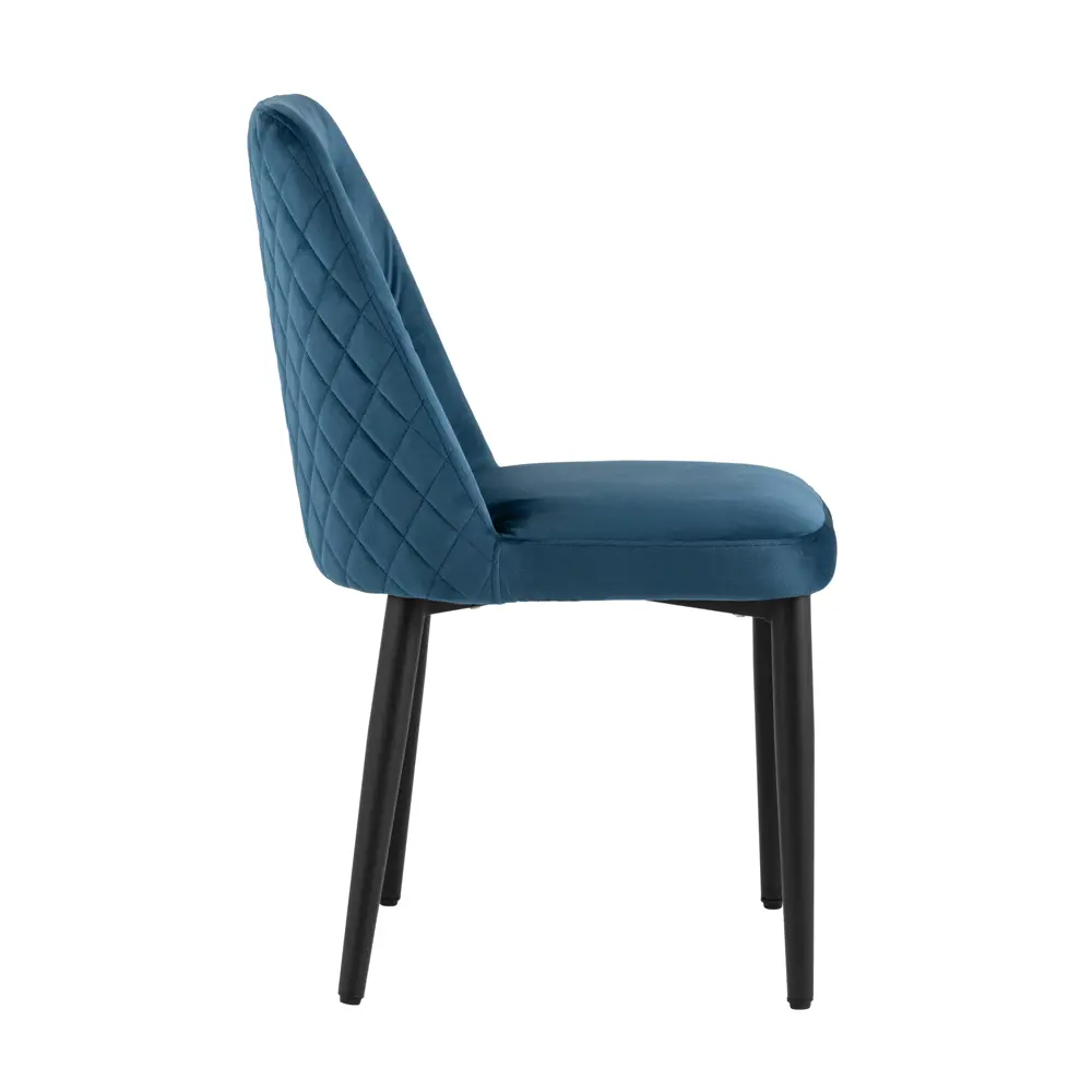 Фото 2 Кухонный стул Stool Group Эмма 86x59x47 см велюр цвет сине-зеленый Фото 2 Кухонный стул Stool Group Эмма 86x59x47 см велюр цвет сине-зеленый